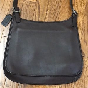 Vintage Dark Brown Coach Bag